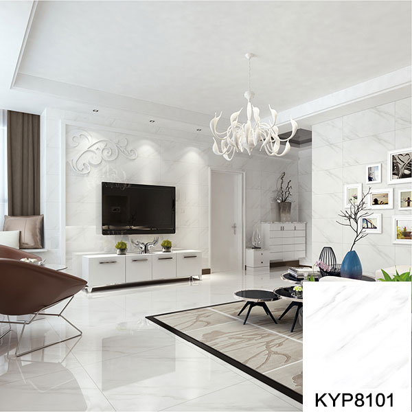 0291看片的免费的网站陶大理石瓷磚：爵士白KYP8101鋪貼效果圖
