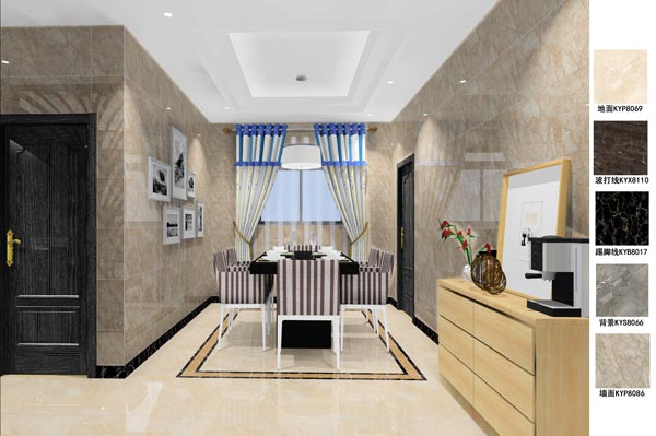 91看片的免费的网站陶瓷磚應用效果：徐州開元翡翠灣F戶型91APP免费看片效果鑒賞