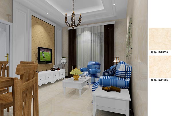 91看片的免费的网站陶瓷磚應用效果：徐州開元翡翠灣D戶型91APP免费看片效果鑒賞