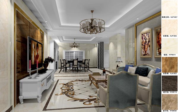 91看片的免费的网站陶家裝：天津廊坊塞納榮府148㎡簡歐風格91APP免费看片鑒賞