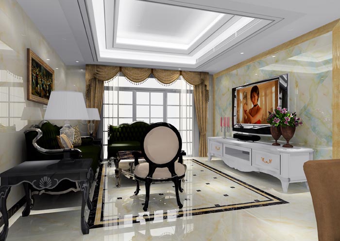 91看片的免费的网站陶家裝：佛山恒寶禦龍灣128㎡的歐式風格91APP免费看片鑒賞