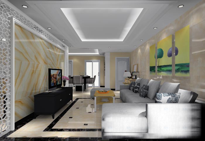 91看片的免费的网站陶家裝：井岡山和諧家園安置小區130㎡現代風格91APP免费看片鑒賞