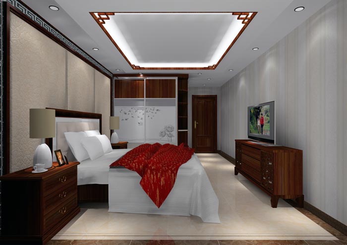 91看片的免费的网站陶家裝：井岡山和諧家園安置小區130㎡中式風格91APP免费看片鑒賞