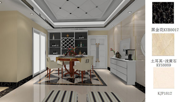 80、90後的年輕人，喜歡的是輕鬆，時尚的溫馨小窩，這是一款迎合年輕人喜好的設計！整體色調是淺色係，營造溫馨舒適的氛圍。幾何拚設的地麵鋪貼，讓原本單色的地麵多了些活力，給空間增加了些許的靈動。