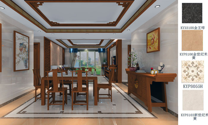 91看片的免费的网站陶家裝：佛山禪城怡翠晉盛花園132㎡的中式風格91APP免费看片鑒賞