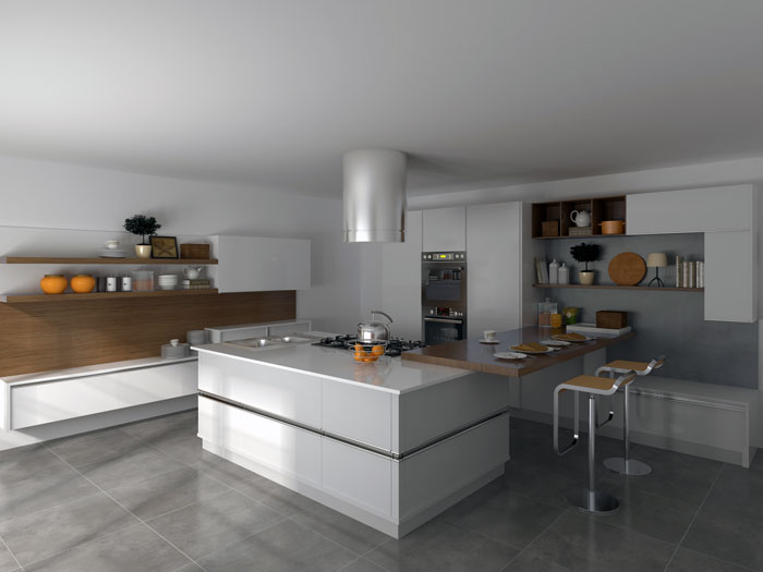 水泥灰的高冷，演繹著不一樣的典雅