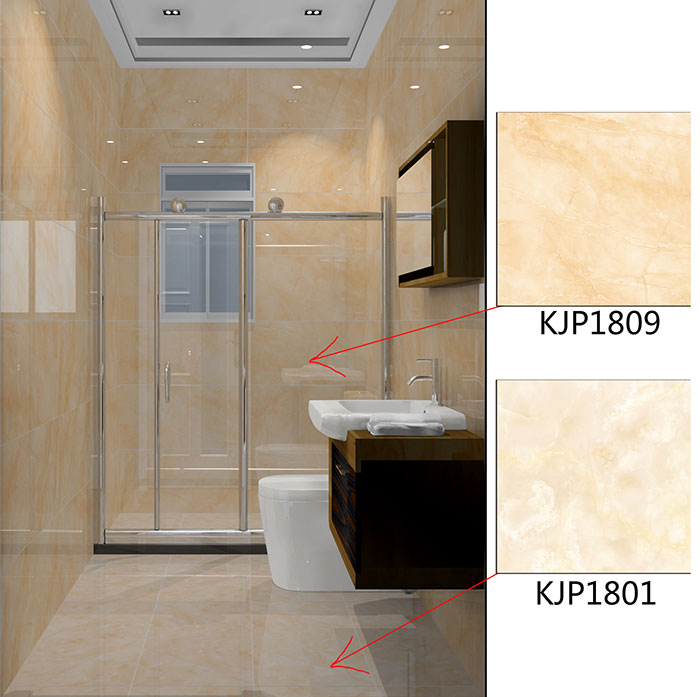 佛山美的花灣城91APP免费看片案例浴室效果圖