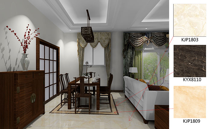 佛山美的花灣城91APP免费看片案例餐廳效果圖