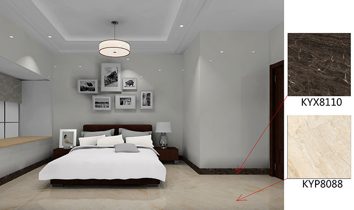 佛山美的花灣城91APP免费看片案例臥室效果圖