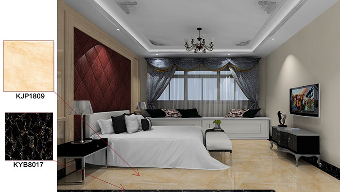 佛山萬科·湖岸91APP免费看片案例臥室效果圖