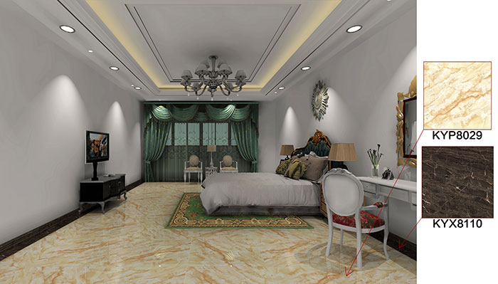 佛山萬科·湖岸91APP免费看片案例臥室效果圖