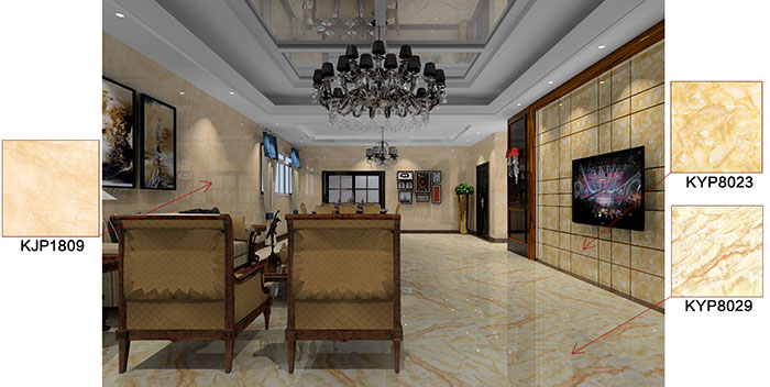 佛山萬科·湖岸91APP免费看片案例客廳效果圖