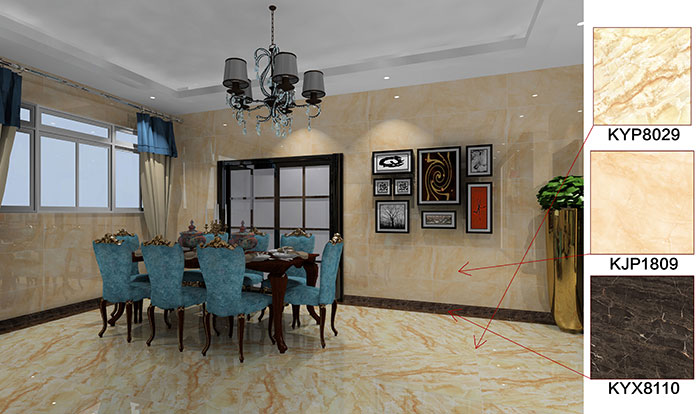 佛山萬科·湖岸91APP免费看片案例餐廳效果圖