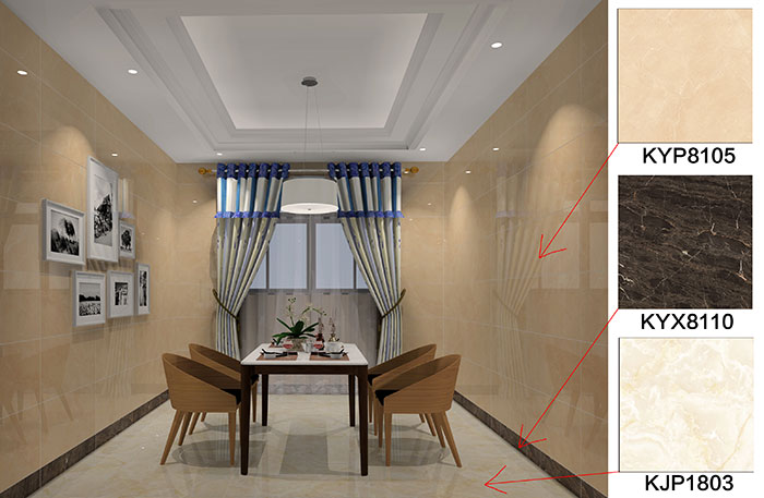 依雲天匯91APP免费看片案例餐廳效果圖