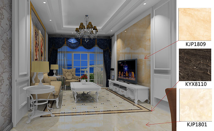 依雲天匯91APP免费看片案例客廳效果圖