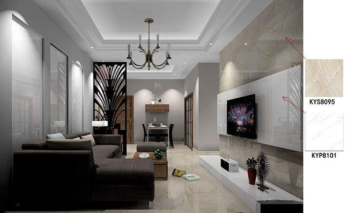 大瀝碧桂園·華府91APP免费看片案例客餐廳效果圖