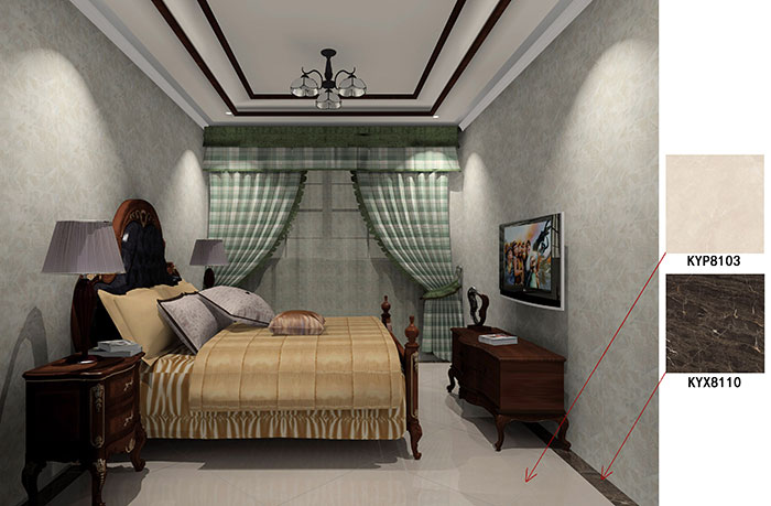 大瀝碧桂園·華府91APP免费看片案例臥室效果圖