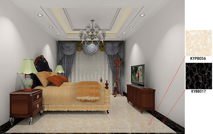 大瀝碧桂園·華府91APP免费看片案例臥室效果圖