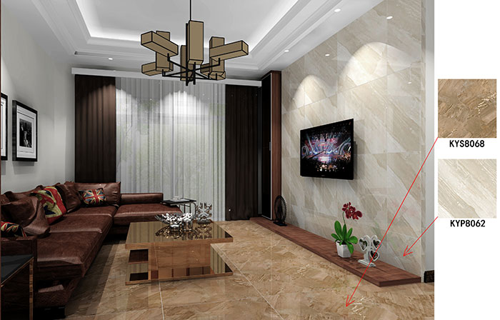 大瀝碧桂園·華府91APP免费看片案例客廳效果圖