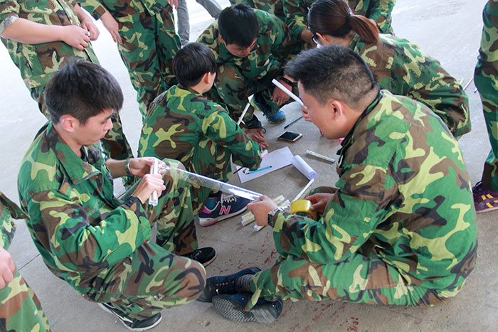 2017年2月13-15日，91看片的免费的网站陶“虎狼道”戶外拓展訓練圓滿結束